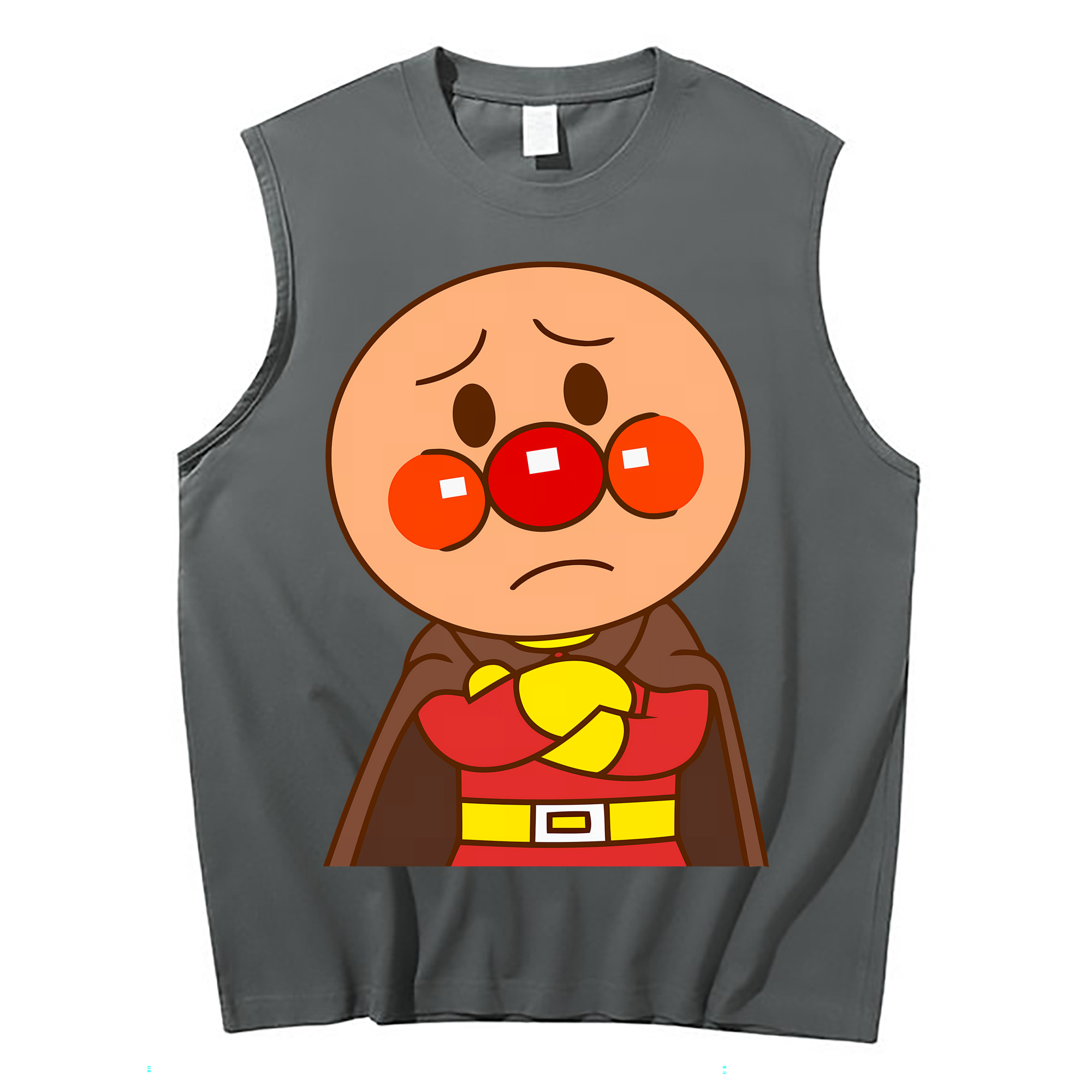 （画像用） アンパンマン Anpanman コットン100％タンクトップ（フロントプリント）